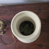 Moustier vase signed