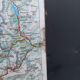 Carte routière Suisses sur tole - 126 x 86,5 cm