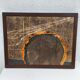 wall ceramic with wooden frame