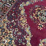 Rectangular rug, floral patterns