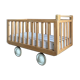 Vintage baby cot