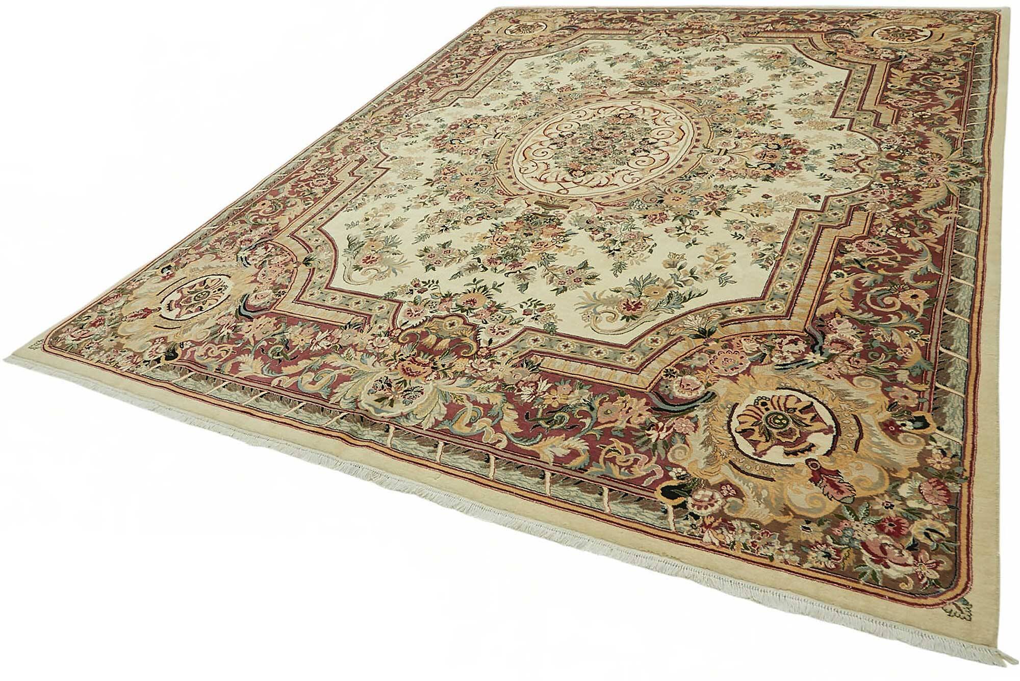 Turkish Handknotted Wool Oushak Rug 274 cm x 368 cm