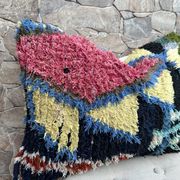 Magnifique coussin Kilim berbère vintage du Maroc