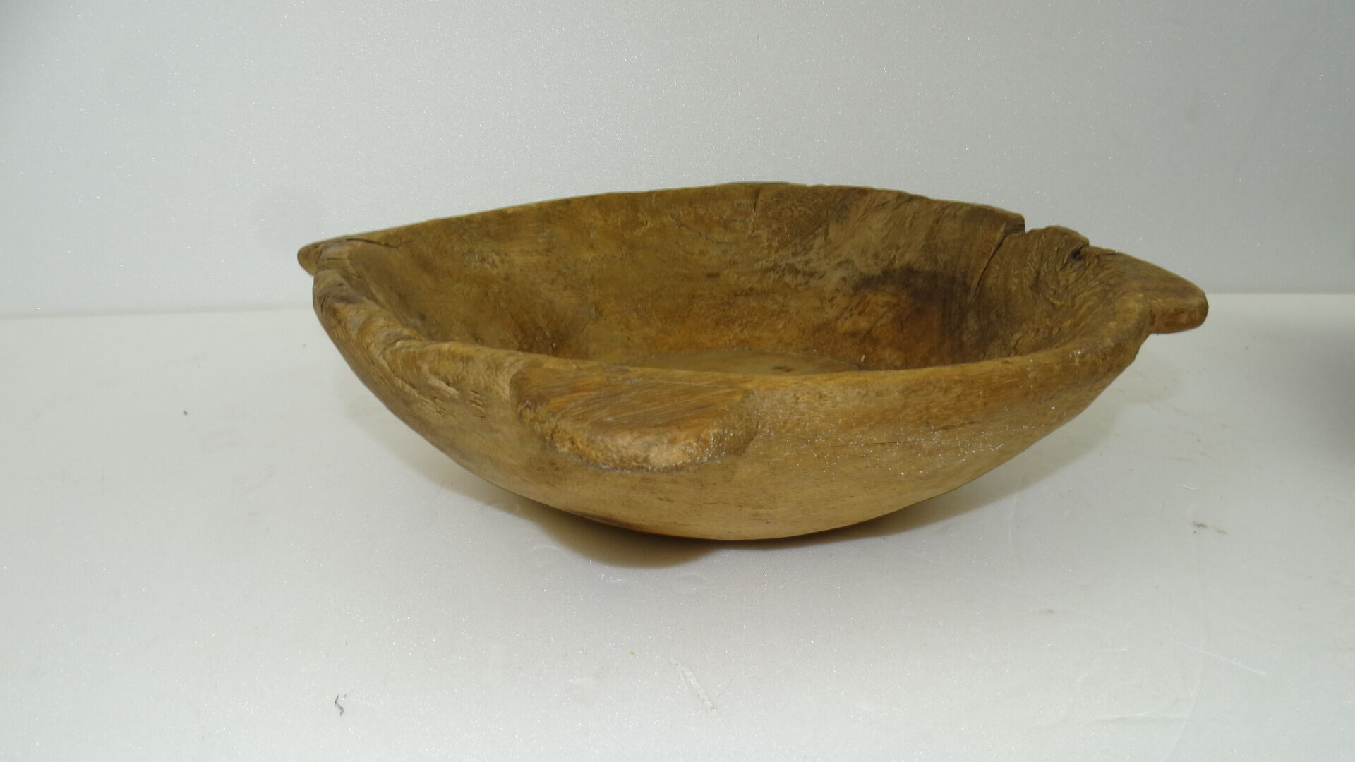 Dish raw wood bowl