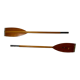 Pair of old wooden paddles