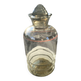 🥃 Vintage Smoked Glass Bottle / Carafe – 70s Chic Spirit