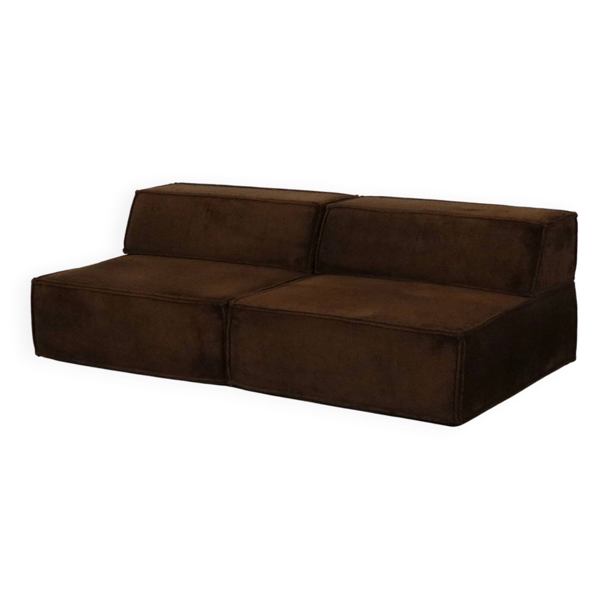 Canapé COR Trio marron de Team Form AG, années 1970 | Selency