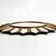 Large gilded Italian XXL Regency Sunburst Wall Mirror | diameter 93 cm