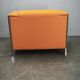 Enrico Franzolini Steel 2000 Orange Armchair for Moroso, Italy