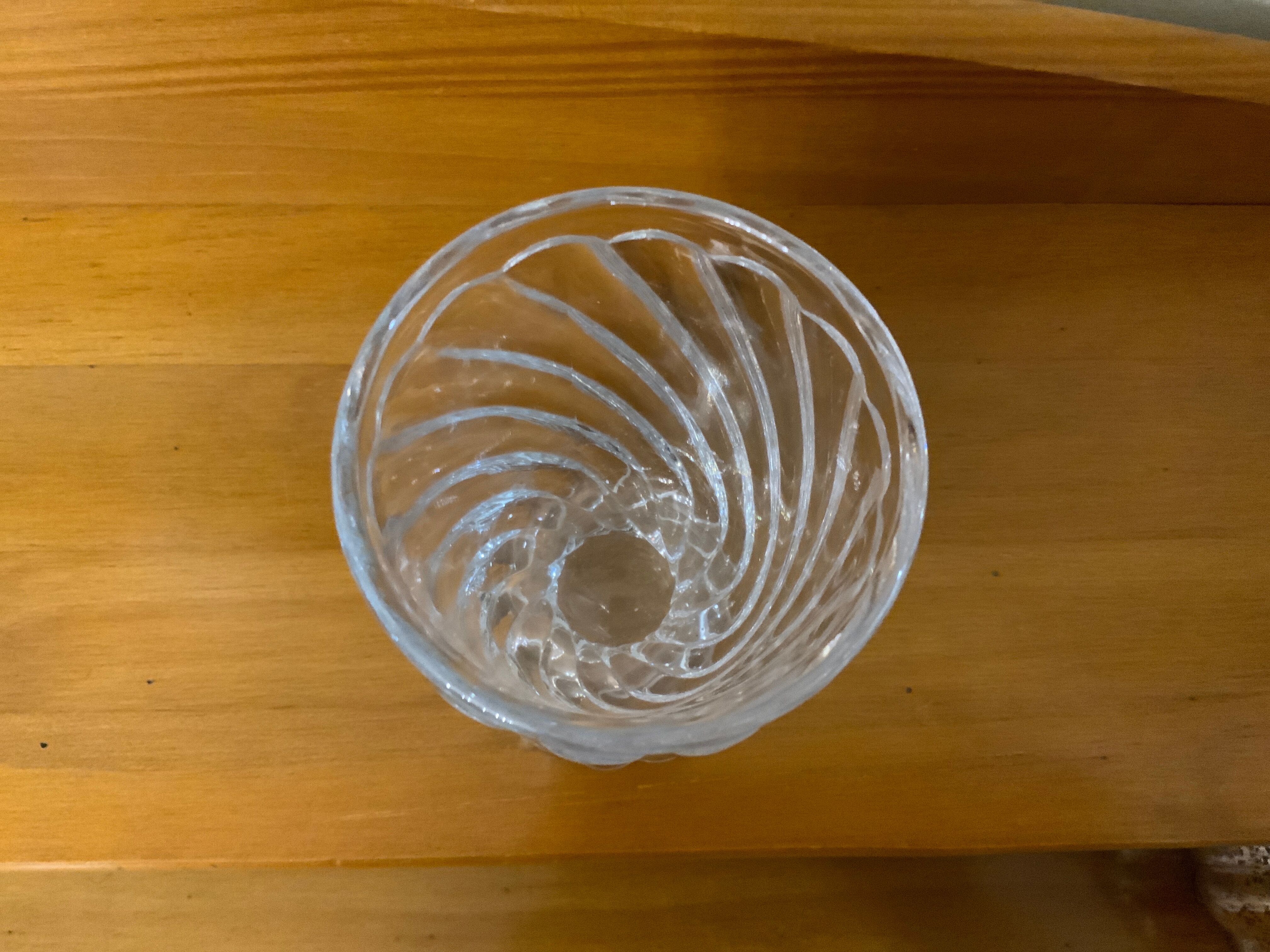 Baccarat vase stemmed glass