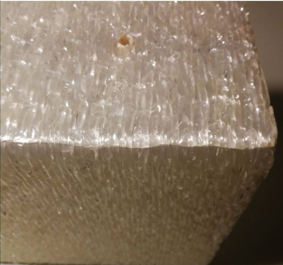 Vintage Arlus totem floor lamp from the 1950s, made of steel and plexiglass.