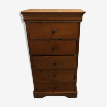 Chiffonnier 5 solid wooden drawers
