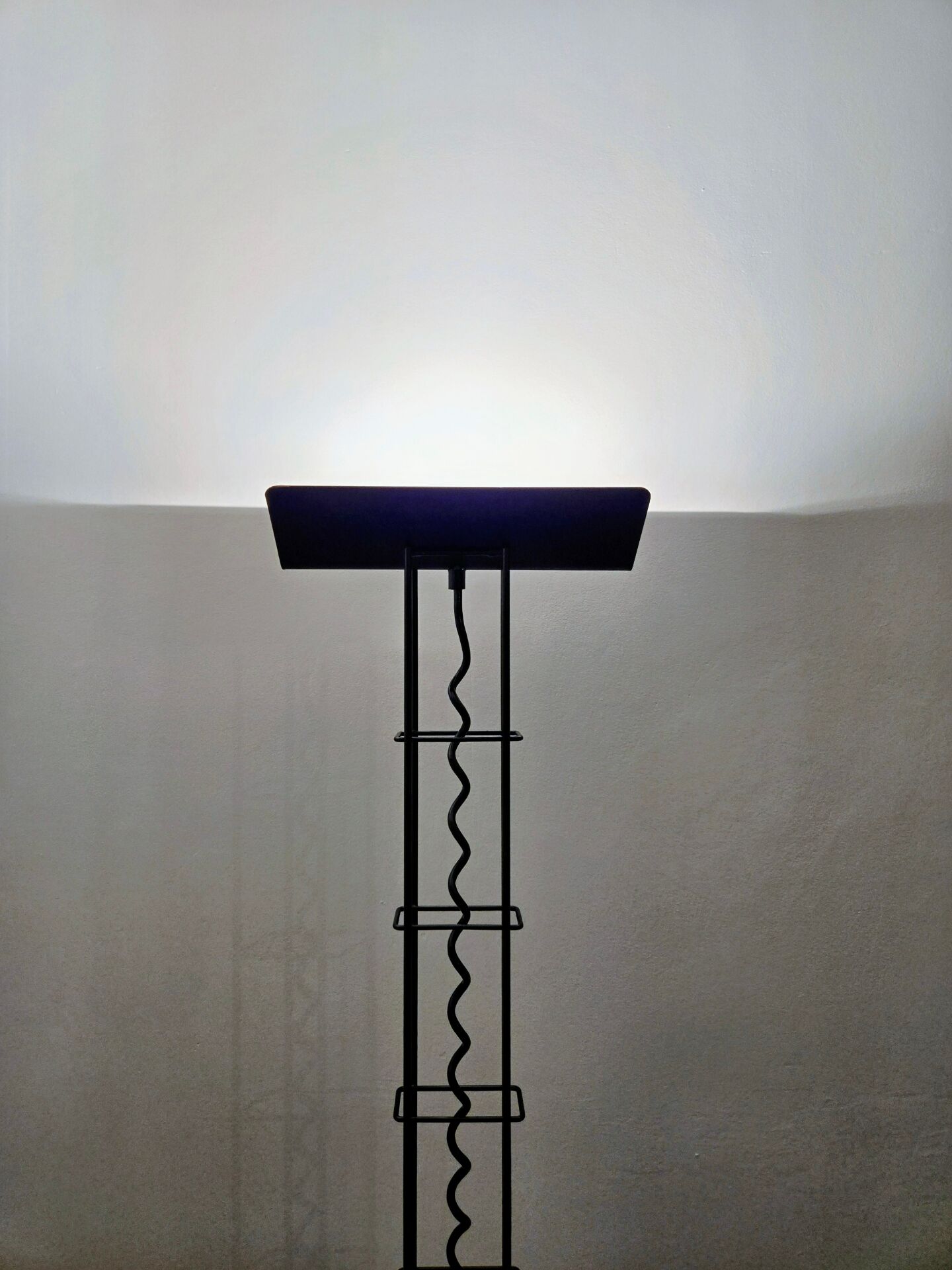 Postmodern halogen floor lamp from the 1980s - Italian style