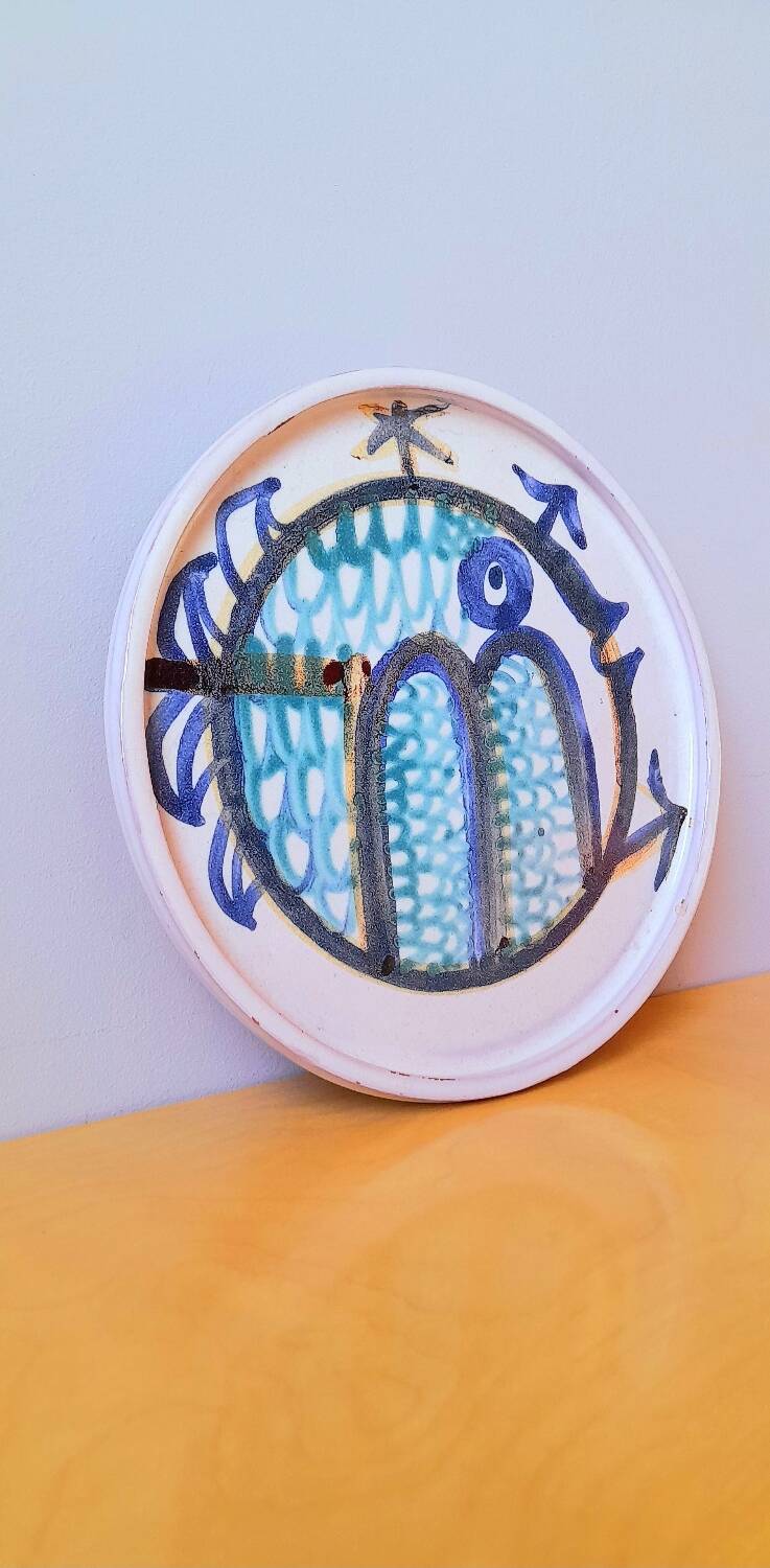 Ceramic fish dish 1960