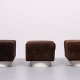 Set of 3 Ripcord stools Space Ace 1970s