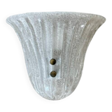 Vintage Murano glass wall lamp