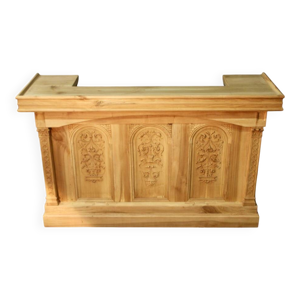 Bar en chêne et noyer