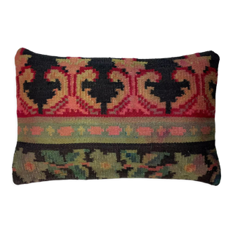 Vintage turkish handmade cushion cover , 30 x 50 cm