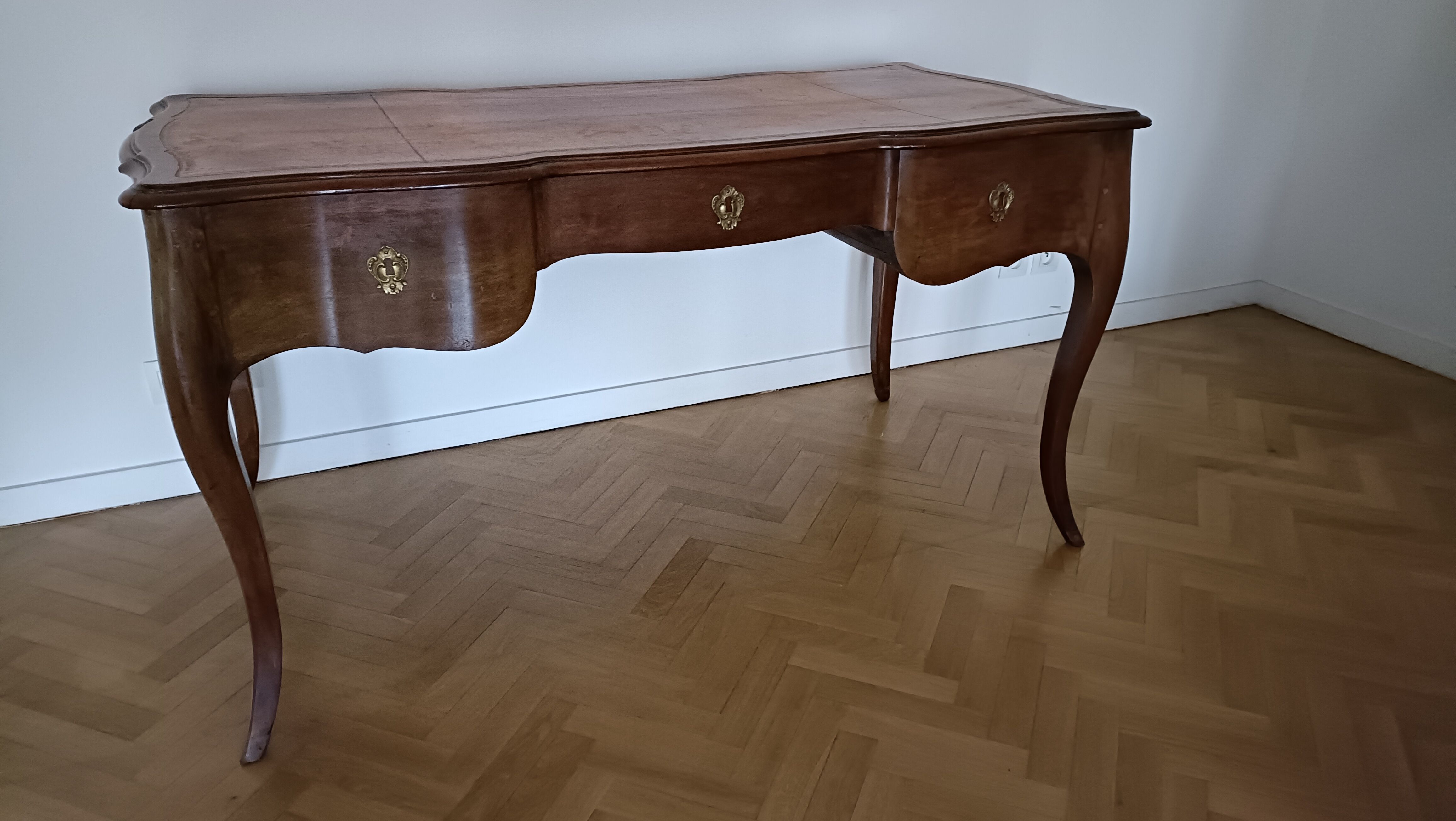 Office louis xv, walnut, 19th