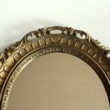 Miroir mural en bois - style florentin - vintage des années 70