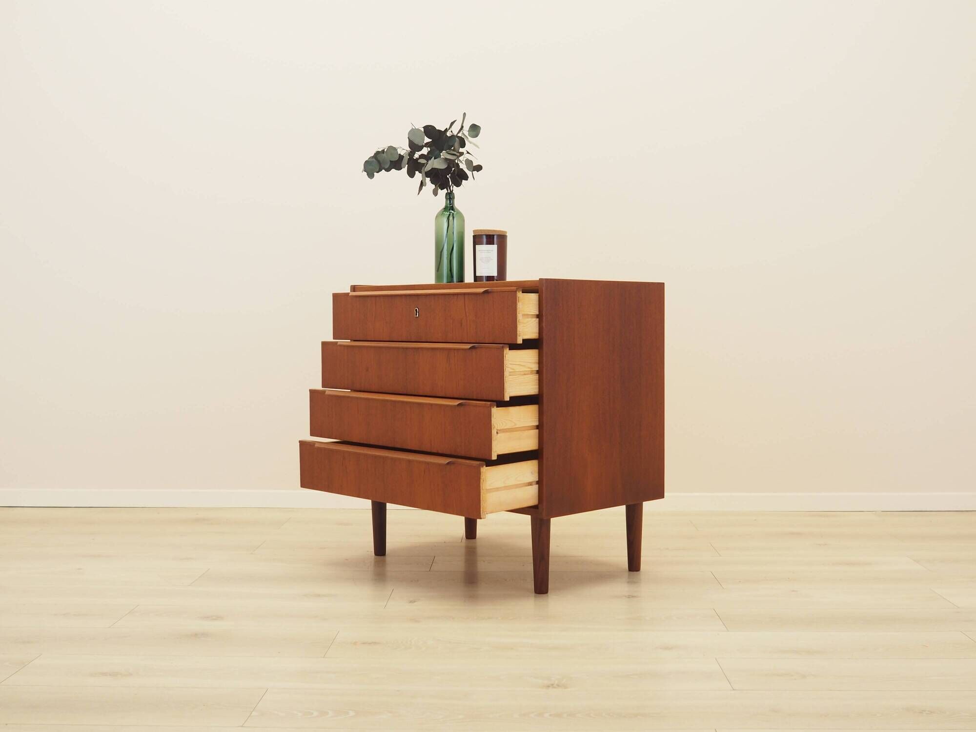 Teak chest of drawers from the 1960s, Denmark