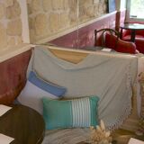Coussin vert Boni 30x50