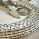 4 English dinner plates.