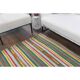 Vintage Turkish Oushak Handmade Wool Cotton Green Kilim Area Rug 160x190