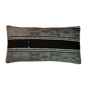 Vintage turkish kilim cushion cover , 30 x 60 cm
