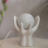 Ceramic hand lamp