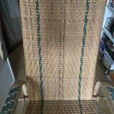 Early 20th century wicker chaise longue
