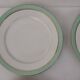 6 Paris porcelain dinner plates