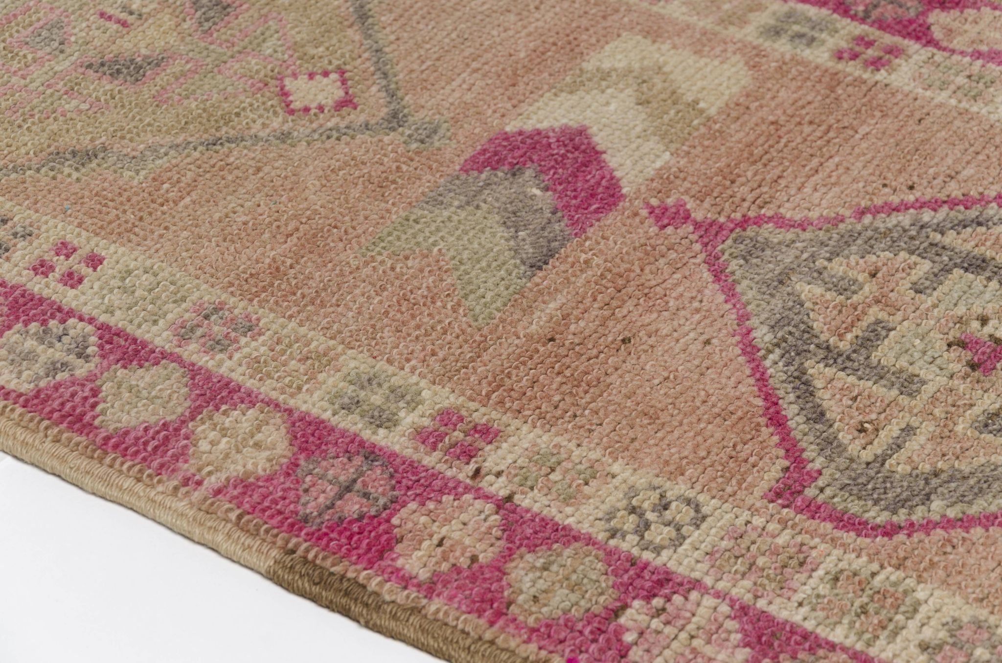Tapis de couloir antique anatolien