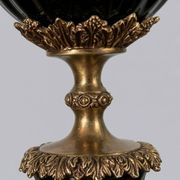 Pair of parrot candlesticks in porcelain and gilded bronze – Louis XVI style – 47 cm