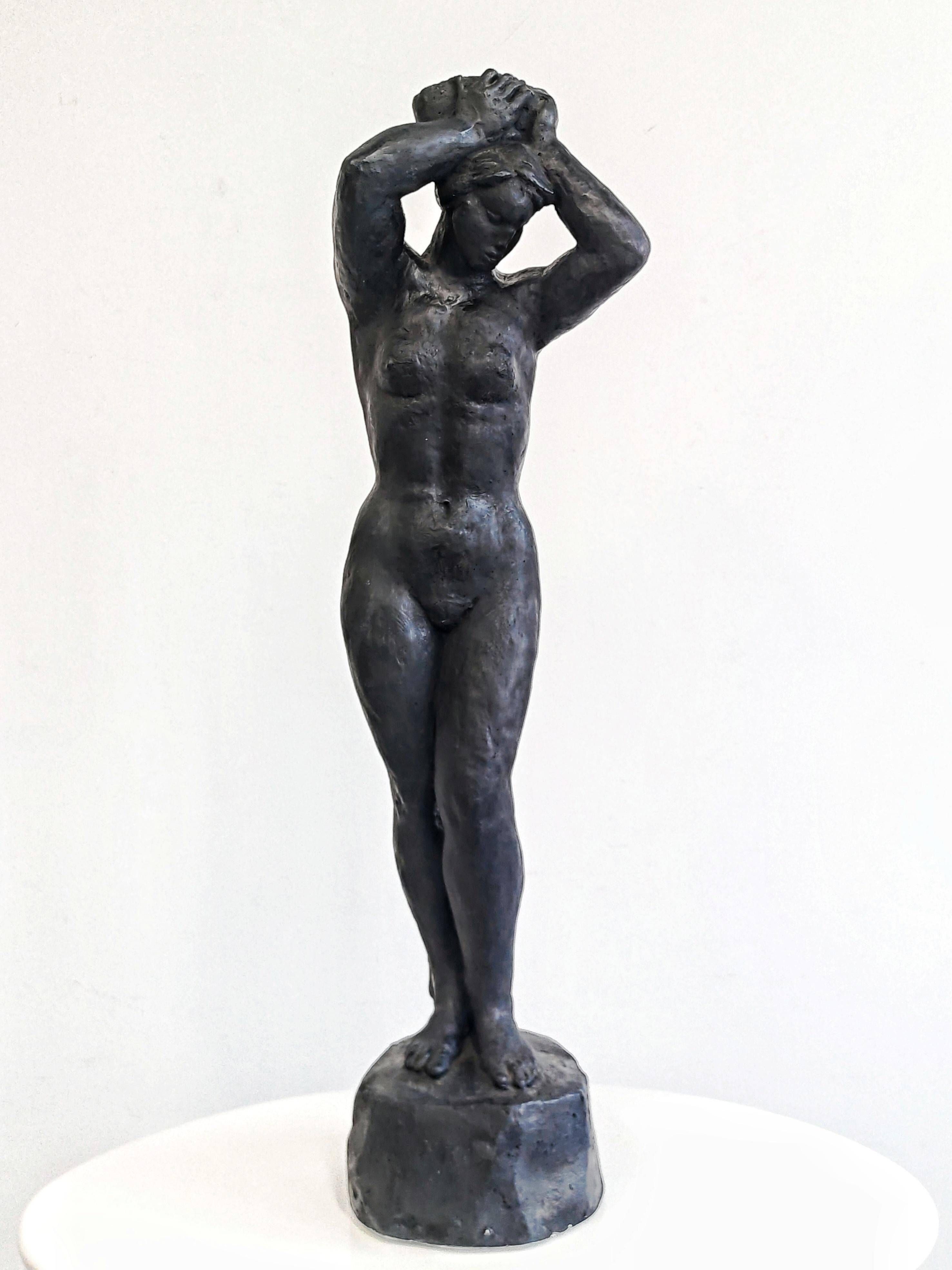 Sculpture of a Nude Woman in plaster by Radeta Stankovic