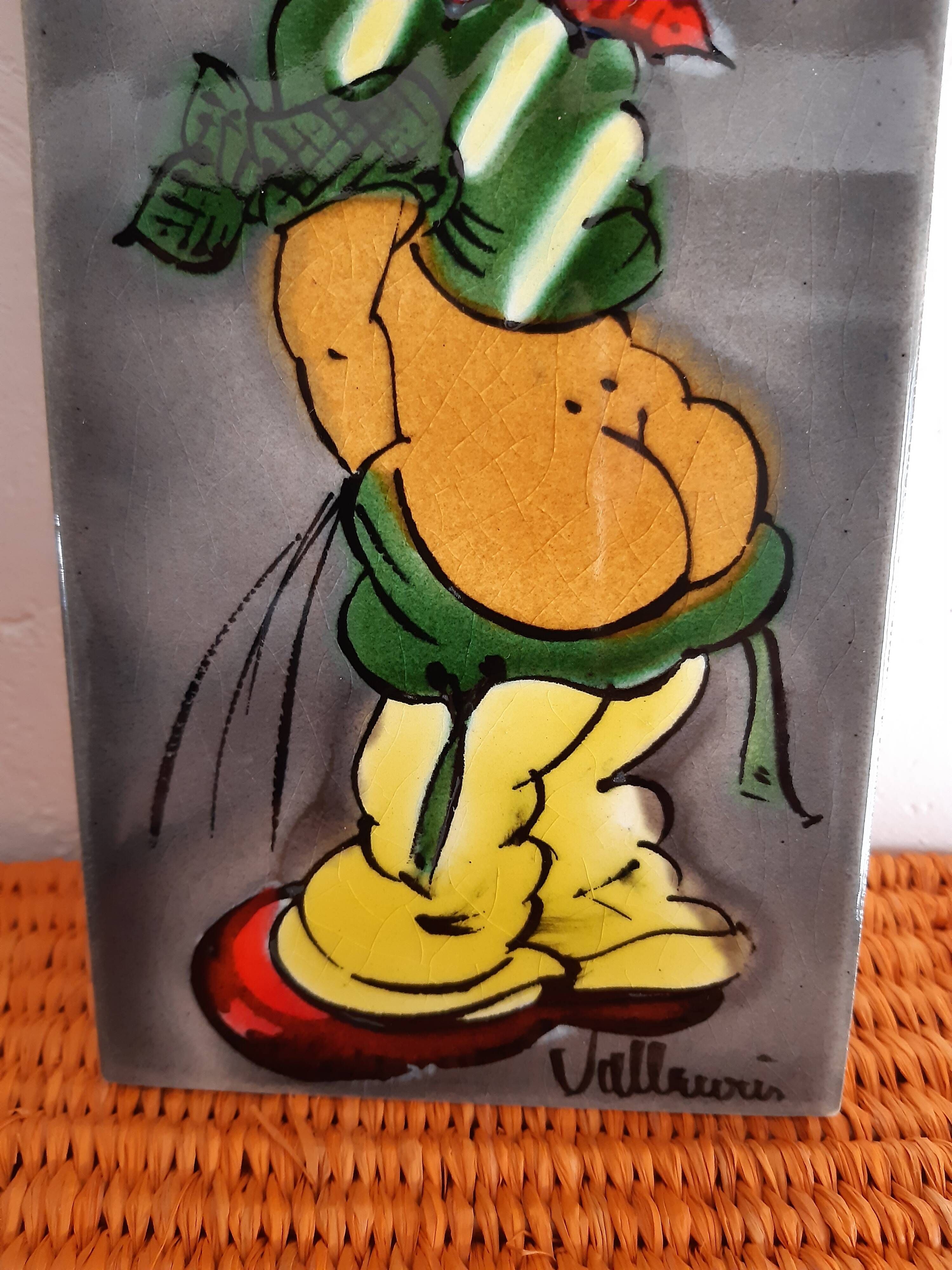 Vallauris ceramic plate