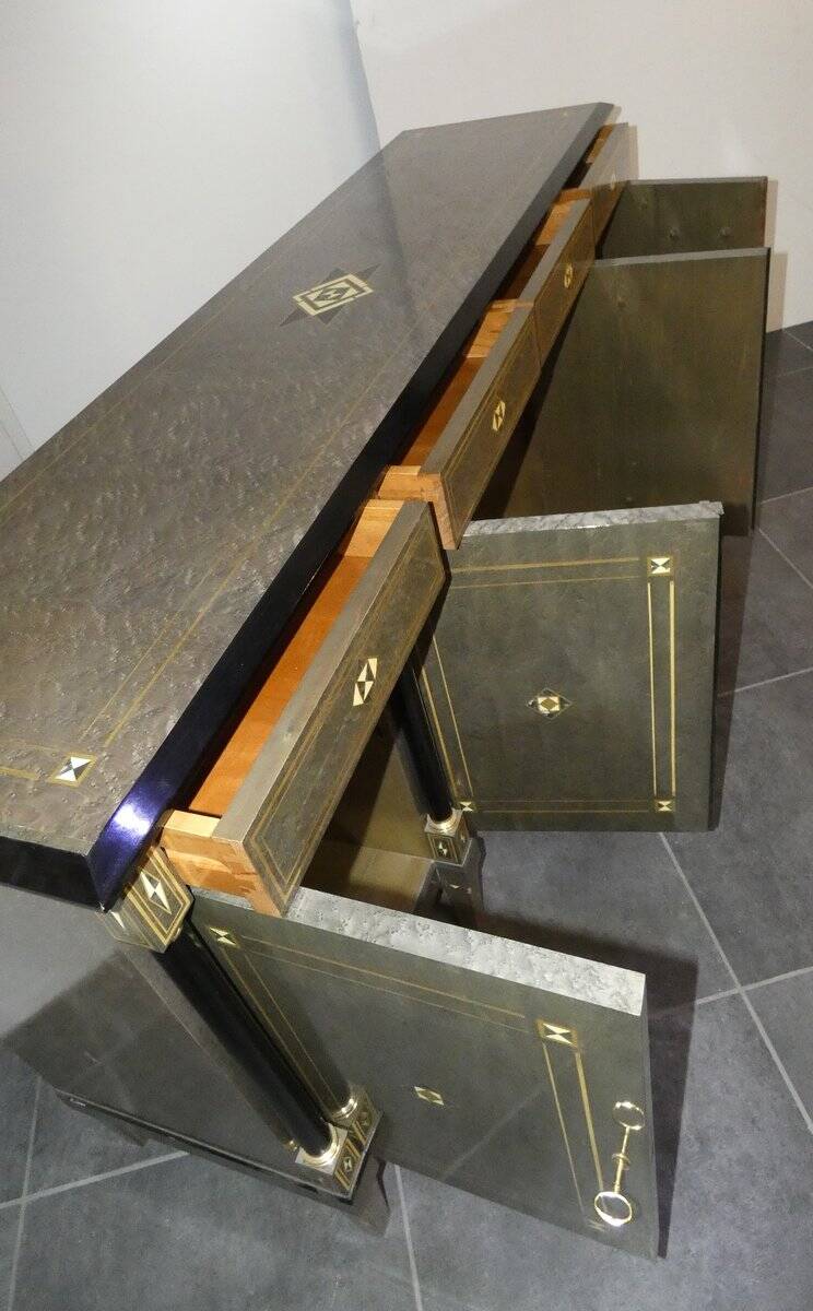Louis XVI Style Hollywood Regency Sideboard, France, 1980s