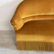 Gold toad bench