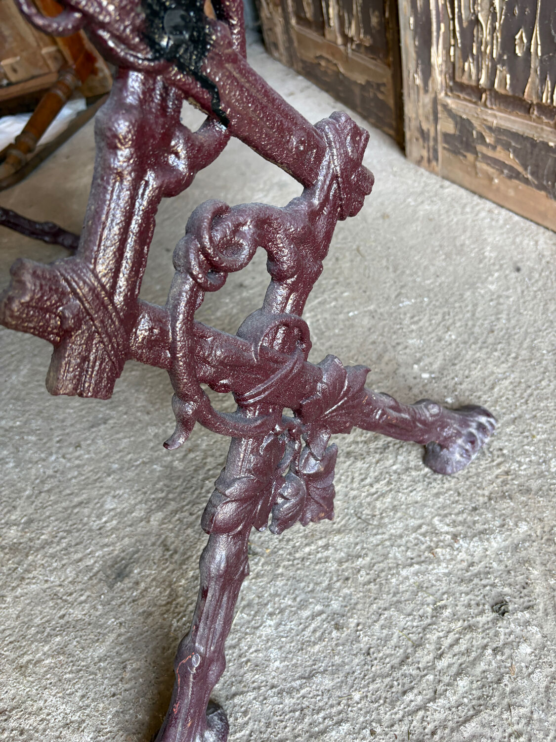 19th-century bistro table