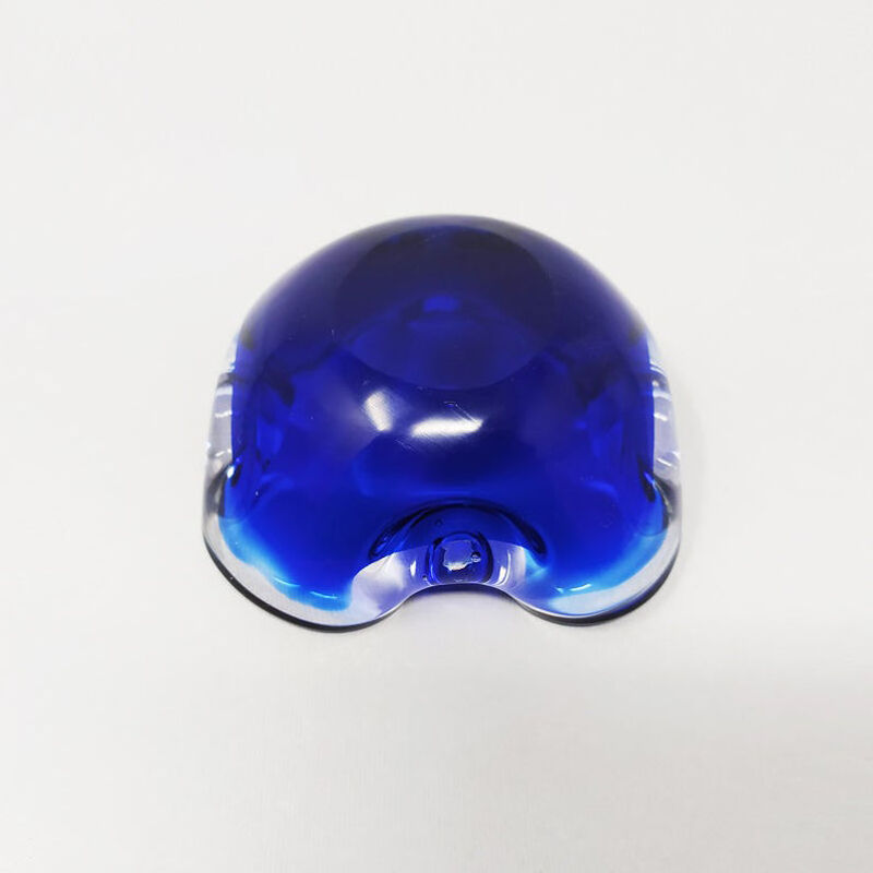 1960s Astonishing Blue Ashtray/Vide Poche Designed By Flavio Poli for Seguso