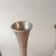 Ensemble de 5 soliflores en laiton vintage