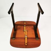 Teak & rosewood extendable table, Denmark, 1960s