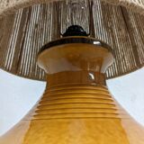 Vintage ceramic lamp and jute rope