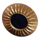 Sun mirror in gold-leaf resin from the 70s