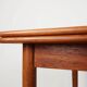 Table extensible en teck, Danemark années 1970