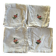 4 old table napkins