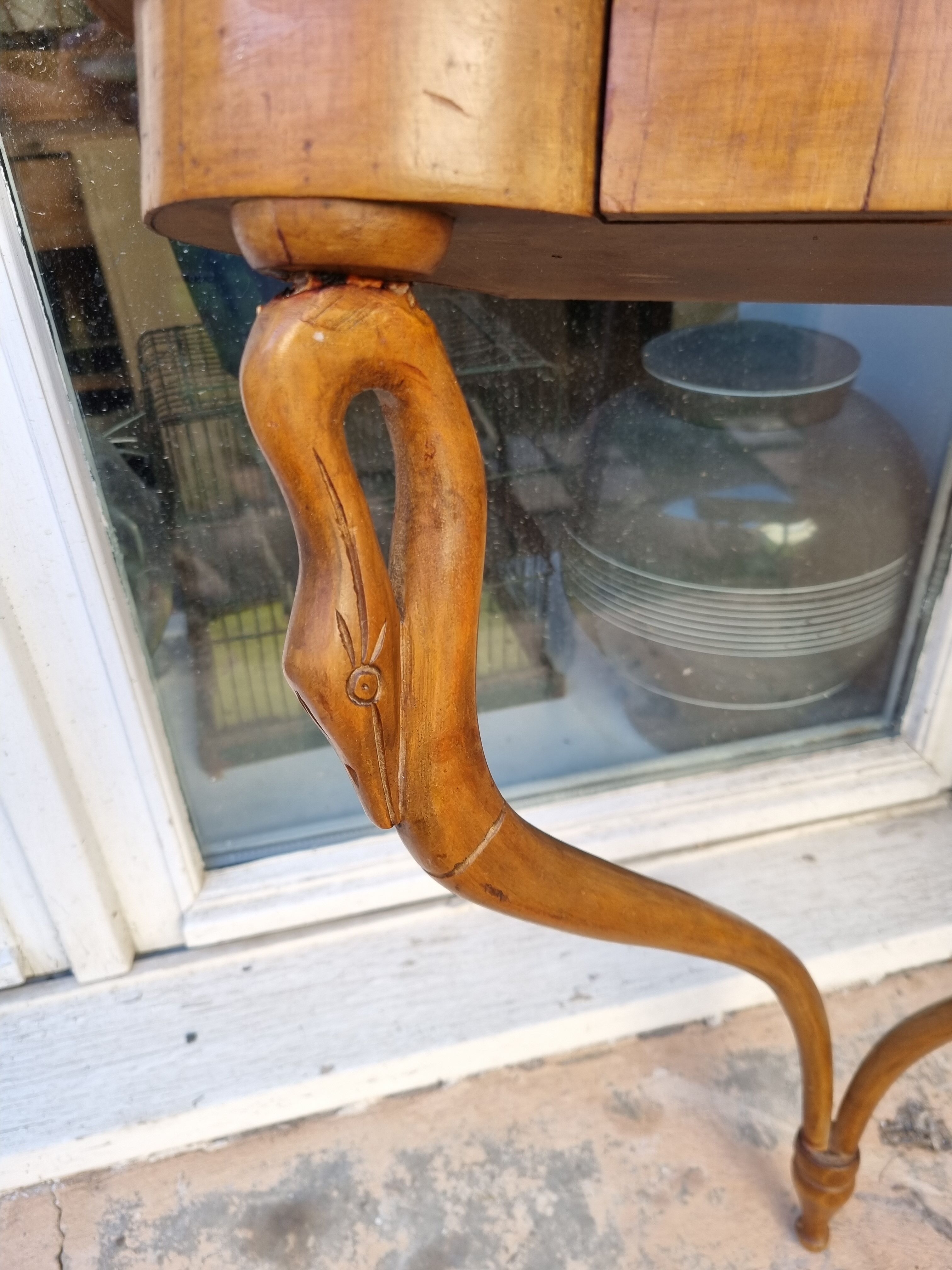 Art deco wall console