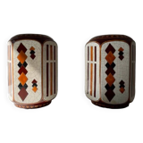 Paire de vases La Louvière