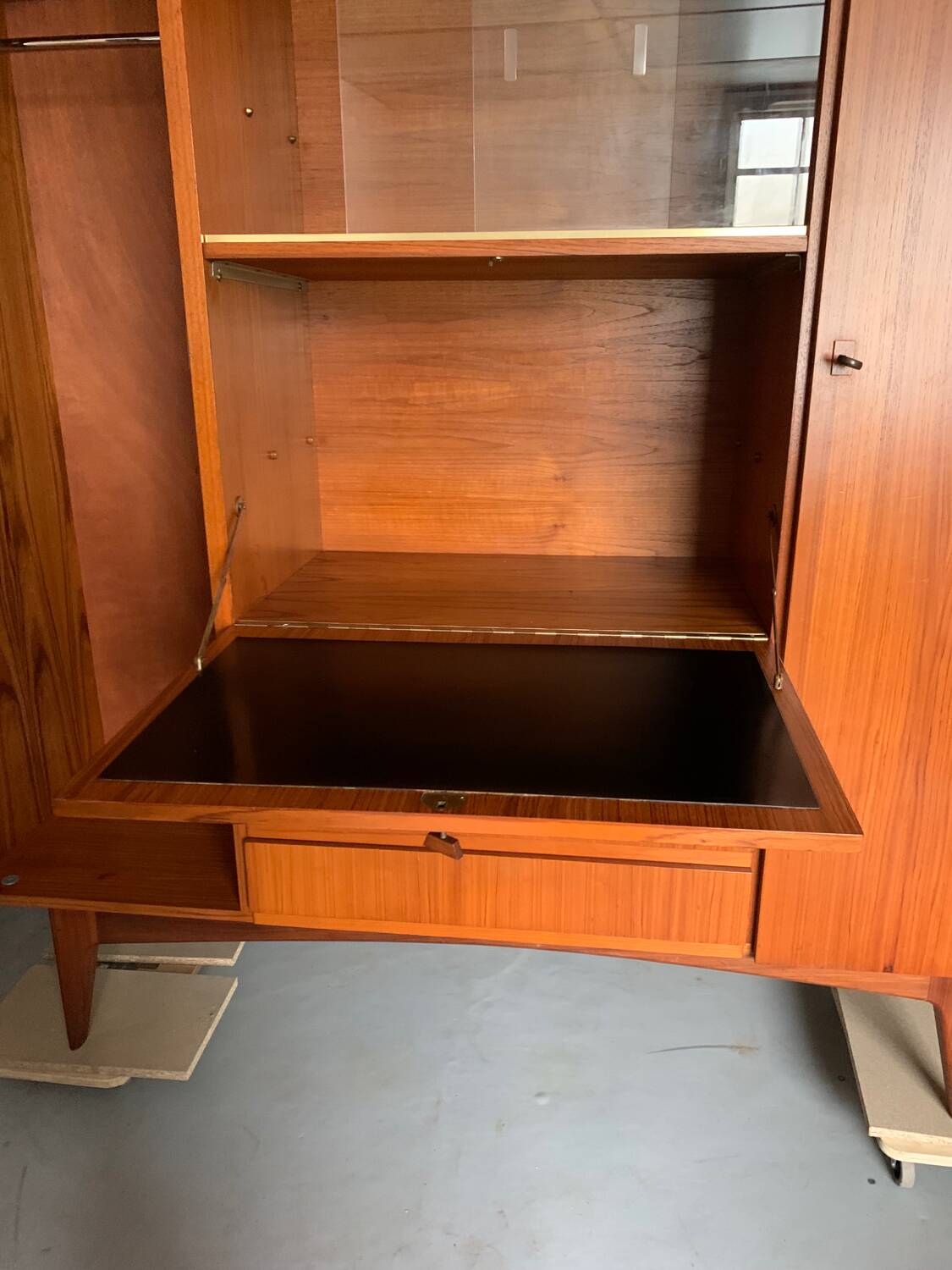 Vintage Scandinavian teak wardrobe