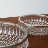 Bowl in Crystal from WMF, 1970, Set of 2